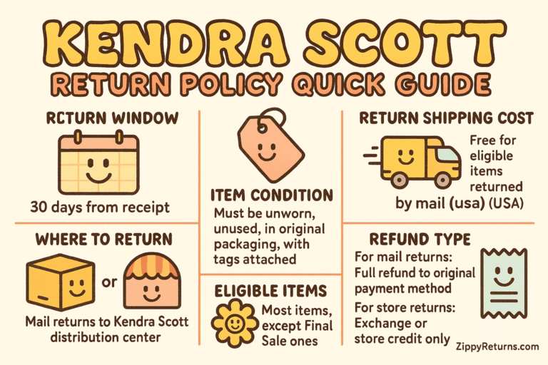 Kendra Scott Return Policy Overview
